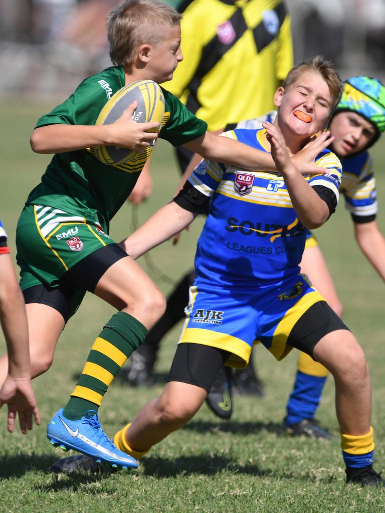 Day two of 2021 Laurie Spina Shield at Brothers. Gracemere Cubs Coby Vaughan. Picture: Evan Morgan