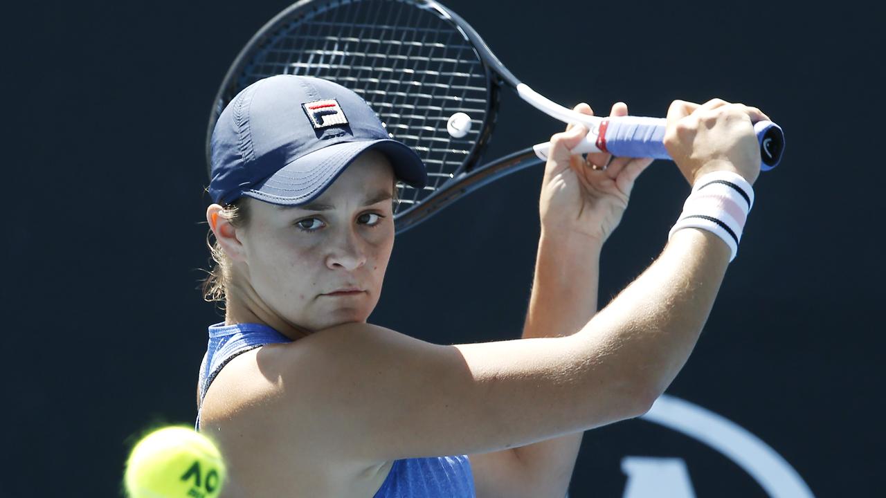 Ashleigh Barty is the first Aussie through to an Australian Open women's quarter-finals in a decade. Picture: David Caird