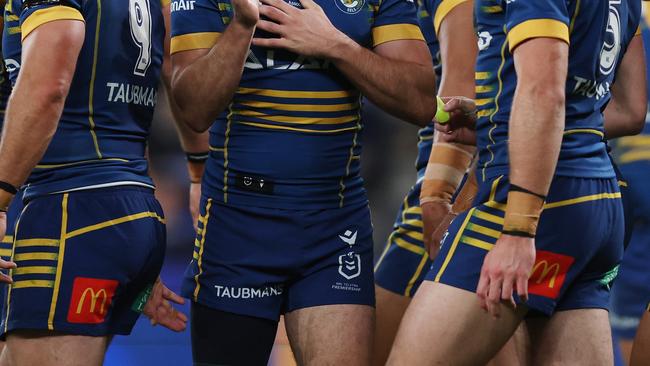 Parramatta players allegedly made cat and dog calls toward journalists at the club’s Kellyville base. Picture: Getty Images.