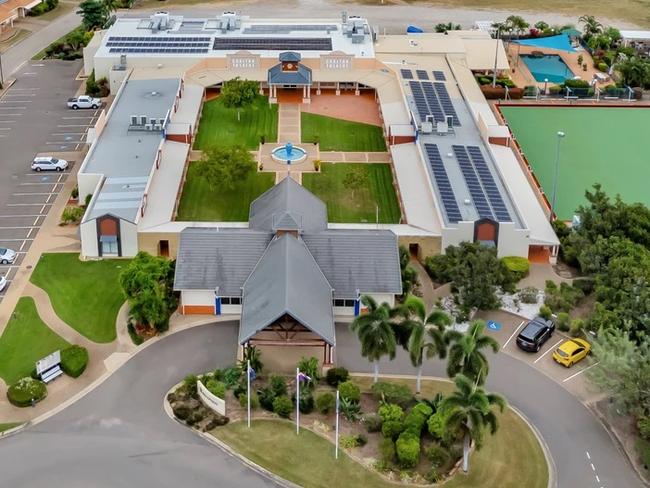 Aerial view of the Carlyle Gardens Retirement Village restaurant and bar. Picture: RWC.