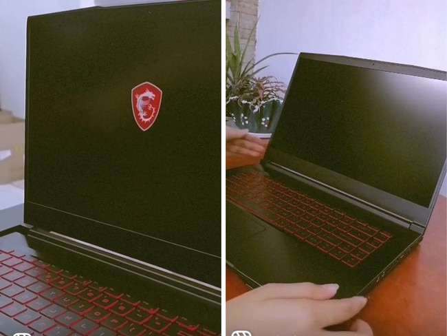 MSI Thin GF63 Gaming Laptop. TikTok @makiebee