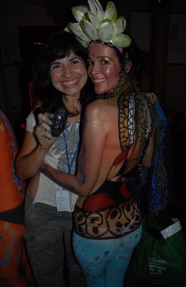 Alessandra Tillsley and Katja Anton at the Body Art Carnivale in 2007.