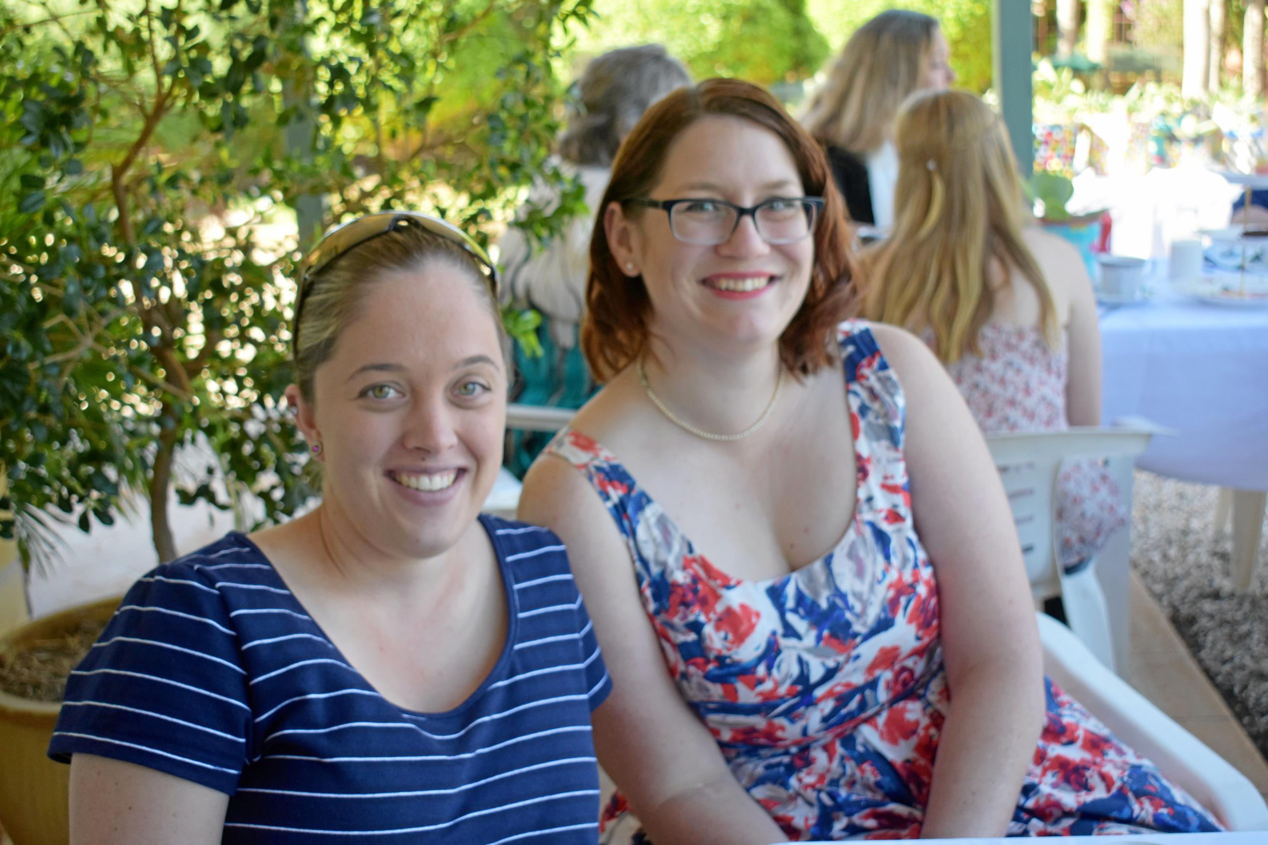 Erin Thrupp and Katie Hall. Picture: Jorja McDonnell