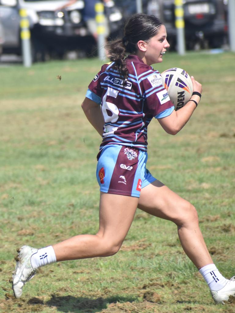 CQ Capras under-17 girls intra-squad trial game at Kettle Park, Rockhampton, on January 19, 2025.