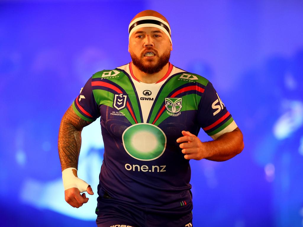 Jazz Tevaga will join Manly after a stint with the Warriors. Picture: Phil Walter