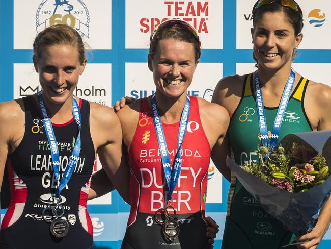 World triathlon series: Ashleigh Gentle’s surprise bronze, Flora Duffy ...