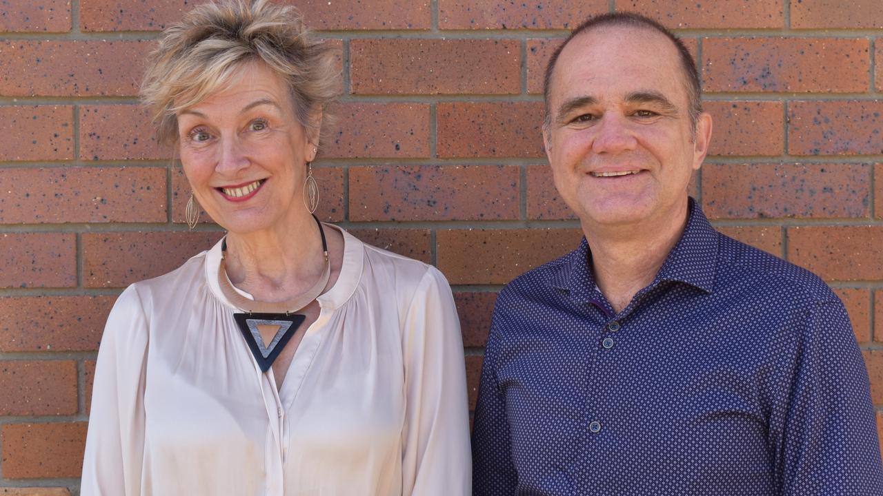 Pianist Daniel Philippe with former Ipswich Grammar School Director of Music Robin Etter-Cleave.