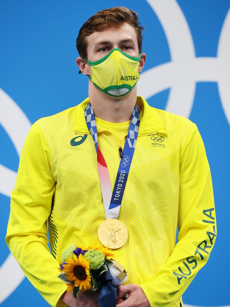 Stubblety-Cook on the podium. Picture: Getty Images