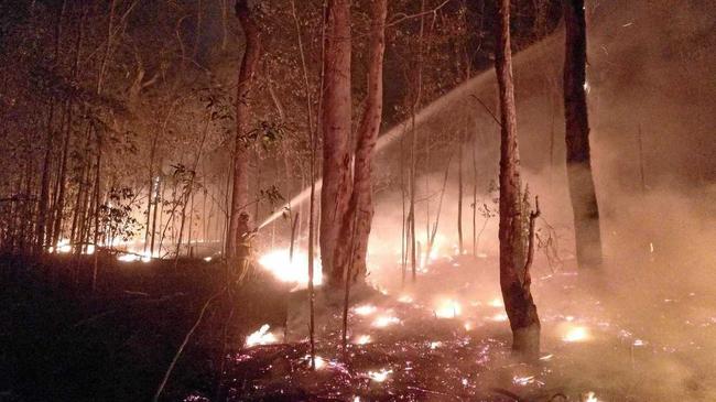 18 year old Kienan Wilkinson from Bentley finished his HSC exam and went to help at the fires burning at Myall Creek and New Italy.