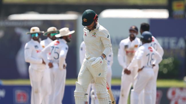 Connolly walks off after he was dismissed on day three. (Photo by Robert Cianflone/Getty Images)