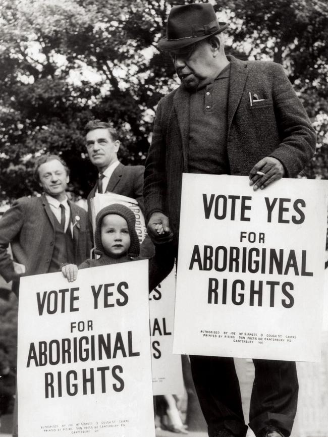 Bill Onus, the president of the Victorian Aborigines' Advancement League, was the only Aboriginal to take part in the march for Aboriginal rights referendum in May 1967.