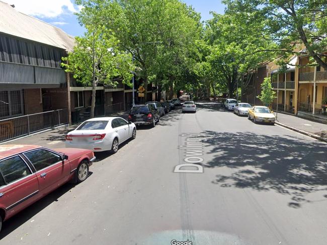 A 14-year-old boy has been charged with attempted murder after he allegedly tried to run down two pedestrians on Dowling St in Woolloomooloo last month. Picture: Supplied