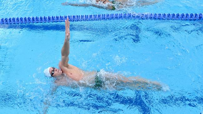 Tristan Hollard - Swimming, 200m backstoke. Pic by Delly Carr.