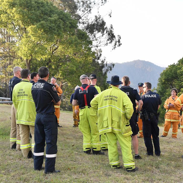 Obi Valley bushfire, Schultz Road, Witta, looking North direction. Picture: Patrick Woods.