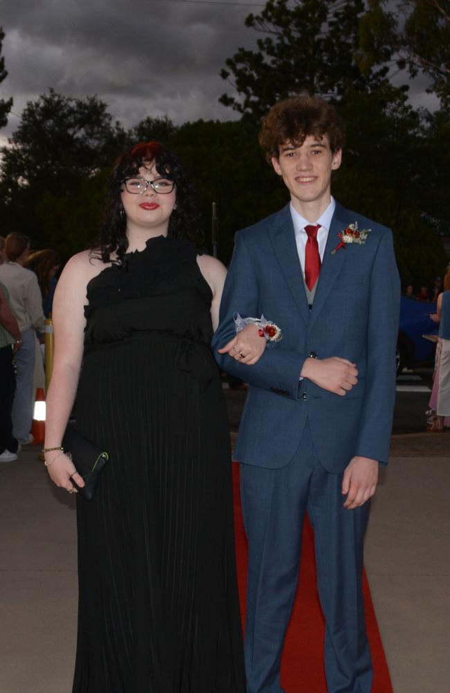 Gabriella Riordan and James Wooding at Assumption College's year 12 formal on April 22, 2025. Photo: Jessica Klein