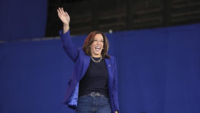 Kamala Harris became a media celebrity creation. Picture: AP