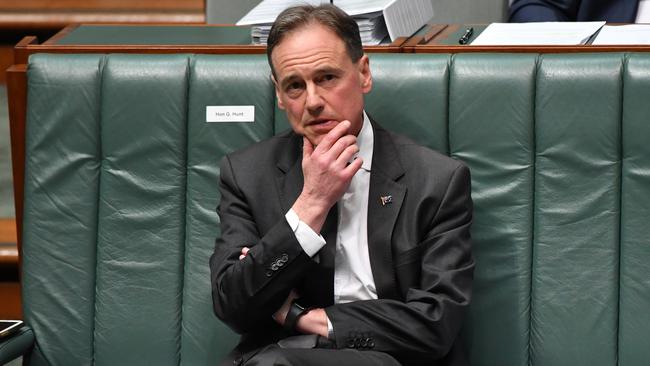 Health Minister Greg Hunt says the Medicare will not go up to pay for aged care. Picture: Sam Mooy/Getty Images