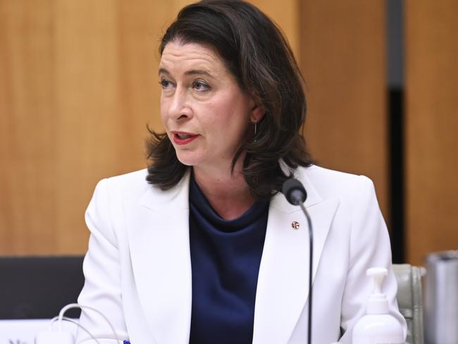 CANBERRA, AUSTRALIA, NewsWire Photos. OCTOBER 26, 2023: Senator Susan McDonald during an Economics Senate Inquiry at Parliament House in Canberra. Picture: NCA NewsWire / Martin Ollman