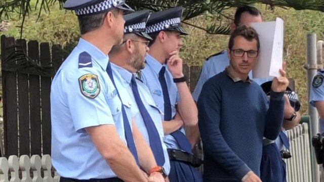 James Liske tried to ask for the help of police at one of his prior court appearances. Picture: Madeline Crittenden. 