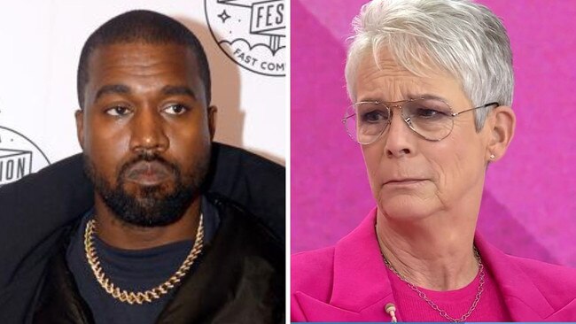 Actress Jamie Lee Curtis was horrified by West’s tweet. Pictures: Getty Images; Today