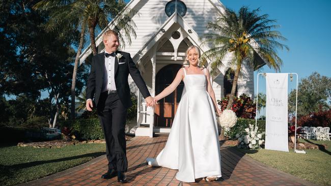 The wedding of Chloe Maxwell and Jack McNeil. Pictures: Hamilton Island Photography