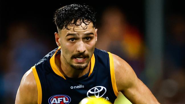 The Crows don’t expect Izak Rankine to miss this weekend’s game. (Photo by Dylan Burns/AFL Photos via Getty Images)