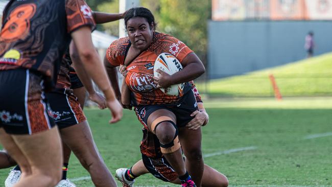 2024 Deadly Cup Carnival between the Indigenous All Stars and Territory All Stars. Picture: Pema Tamang Pakhrin