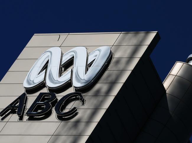 Signage is seen at the ABC offices in Ultimo, Sydney, Tuesday, June 11, 2019. The ABC is considering a legal challenge after federal police raided the public broadcaster's Sydney offices last week. (AAP Image/Danny Casey) NO ARCHIVING