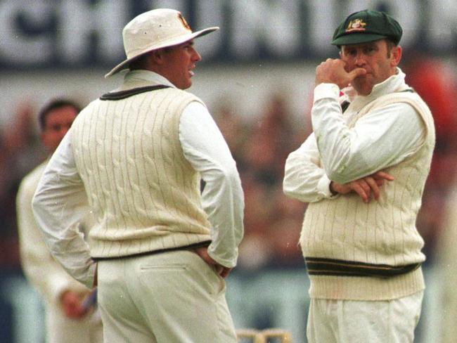 Mark Taylor and Shane Warne were key to each other’s success. Picture: Brendan Monks/EMPICS via Getty Images