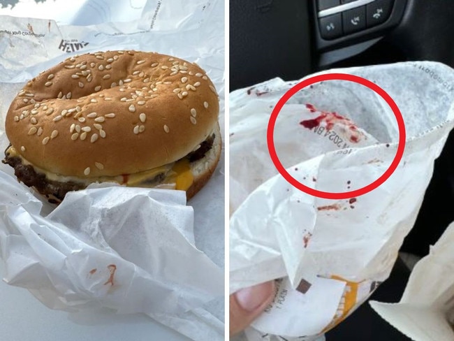 Mum’s foul discovery in burger meal