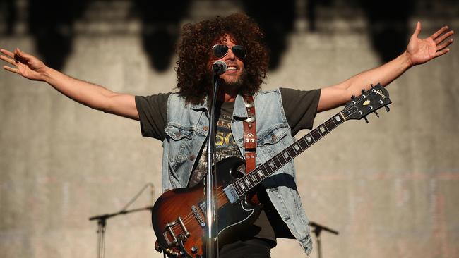 Byron local Andrew Stockdale and Wolfmother will perform at the Make It Rain concert. Picture: Mark Metcalfe/Getty