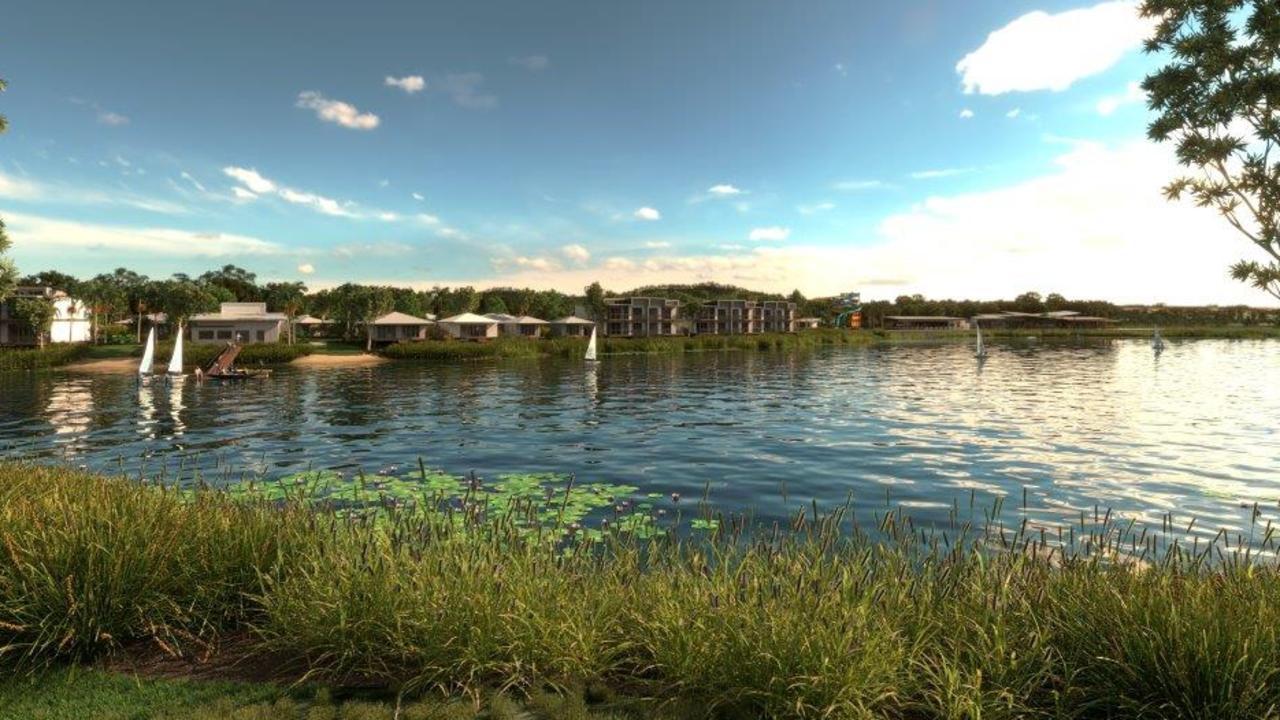 Renders of the first stage of a $65m water park, resort and tourist attraction.