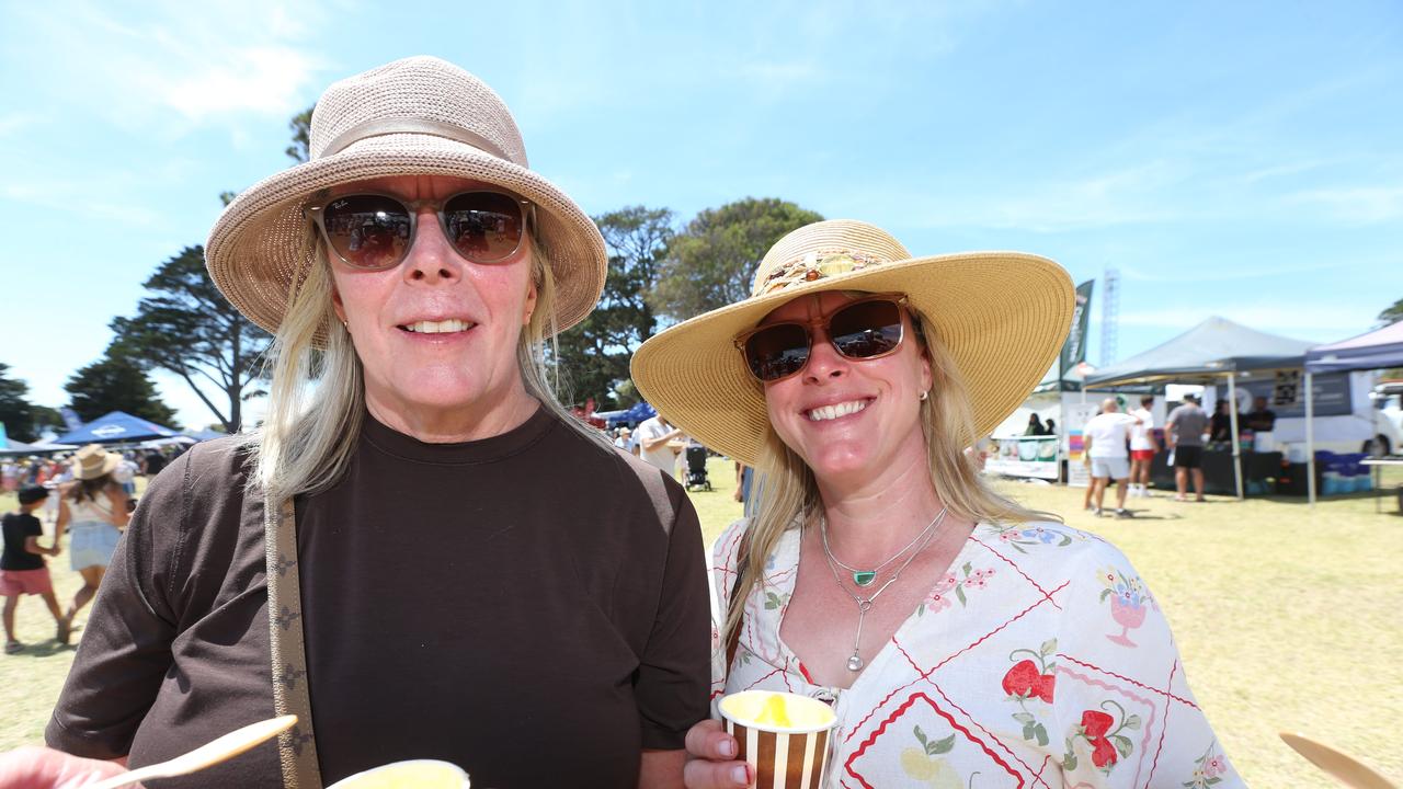 Sarah and Cathy Wood. Picture: Mike Dugdale