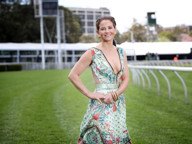 Michelle Payne at the Everest Carnival fashion lunch. Picture: Richard Dobson