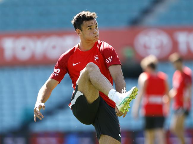 Caiden Cleary during the Sydney Swans captainÃs run at the SCG on September 19, 2024. Photo by Phil Hillyard(Image Supplied for Editorial Use only - **NO ON SALES** - Â©Phil Hillyard )