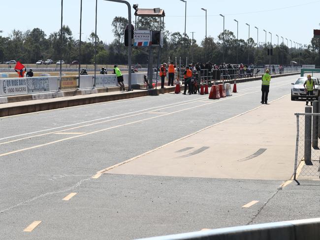 Man fighting for life after crash at Qld racetrack