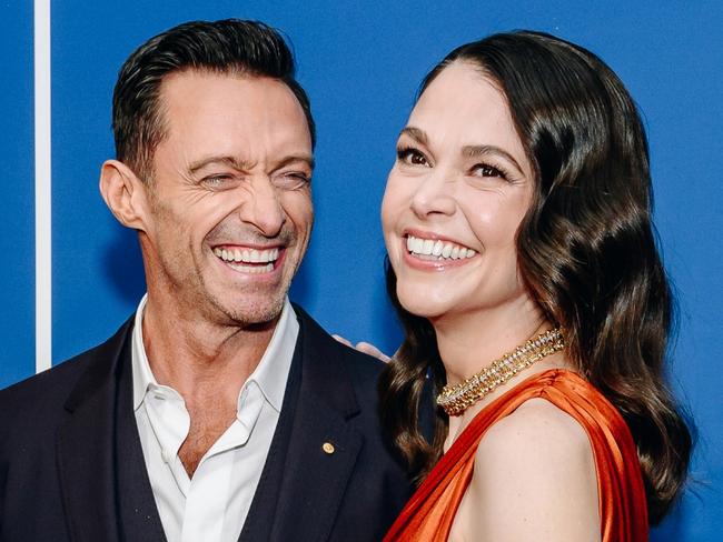 Hugh Jackman, Sutton Foster at "The Music Man" Broadway Opening held at the Winter Garden Theatre on February 10, 2022 (Photo by Nina Westervelt/Variety/Penske Media via Getty Images)