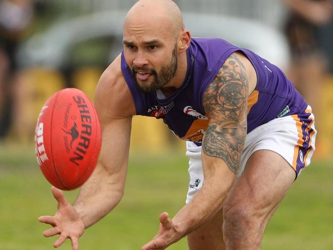 Steve Kennedy in action for Altona in the WRFL. Picture: Local Legends Photography