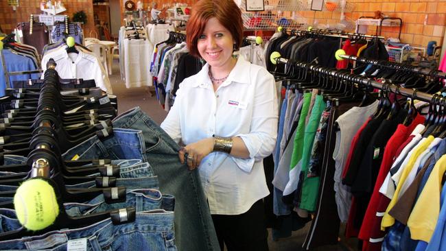 Alicia Brodyk at The Salvos store. Reporter: Katrina Jones.