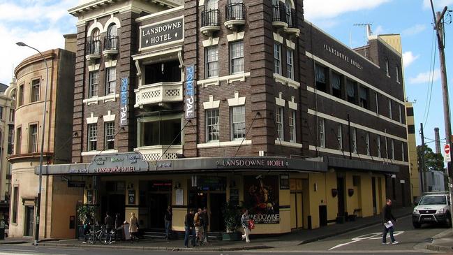 The Lansdowne Hotel on City Rd, Chippendale.