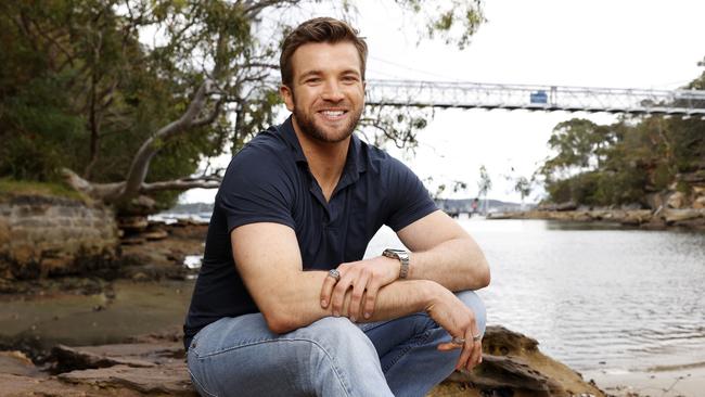 New Home and Away cast member Tristan Gorey, at Parsley Bay Reserve in Vaucluse. Picture: Jonathan Ng