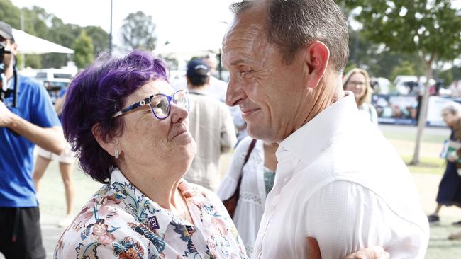 Debbie Kepitis and Chris Waller after the sale. Picture: Richard Dobson