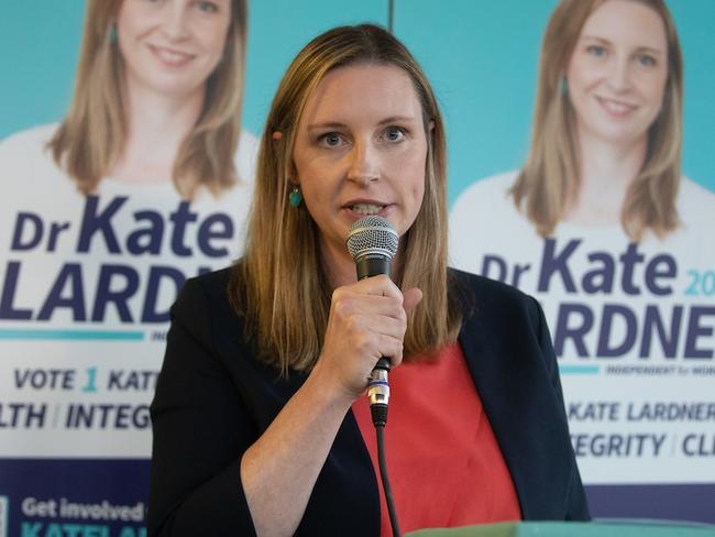 Kate Lardner is running as a teal independent for Mornington.