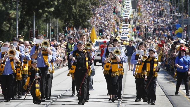 The AFL Grand Final parade day off isn’t cheap. Picture: David Caird