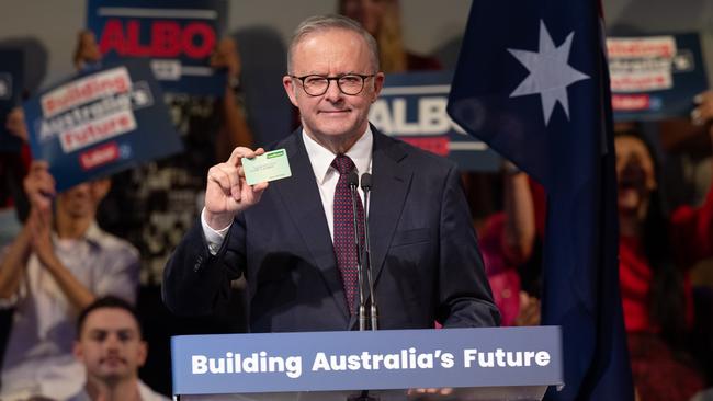 Australian Prime Minister Anthony Albanese on the campaign trail in Queensland this month. Picture: Jason Edwards / NewsWire