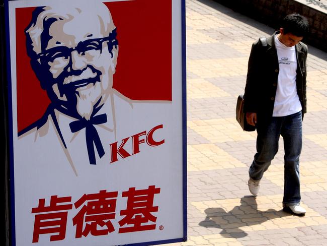 KFC’s sales in China plummeted 37 per cent after an earlier scandal.