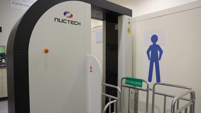 Body scanners are being rolled out at the Mary Hutchinson Women’s Prison, Hobart and Launceston Reception Prisons, and the Risdon Prison complex. Picture: Tim Hunter.