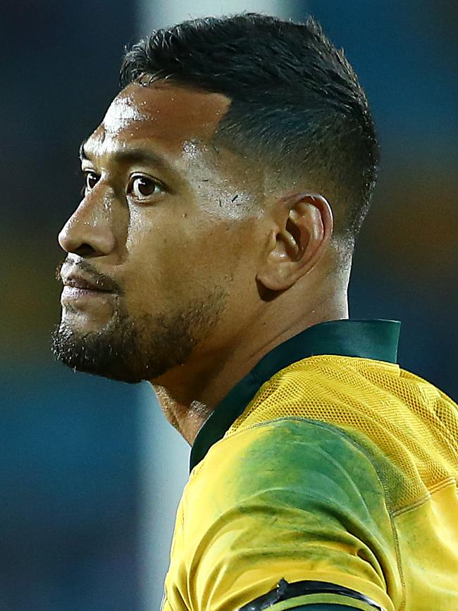 Israel Folau faces the loss of his contract.