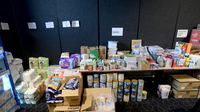 Daily supplies for those in quarantine. Picture: Andrew Henshaw