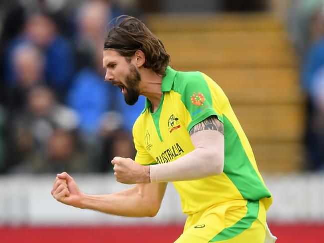 Australia has not had much call for Kane Richardson’s death bowling skills. Picture: Alex Davidson/Getty Images